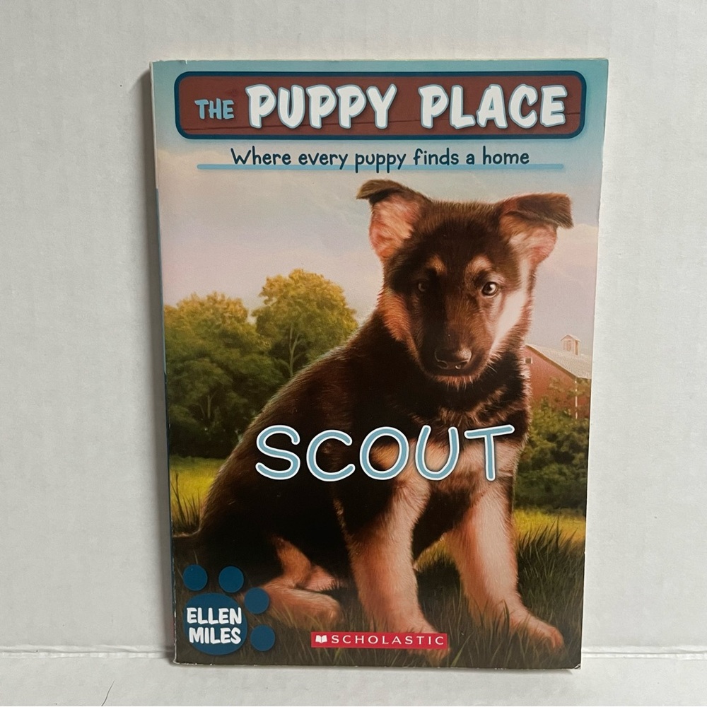 ♦️$3♦️ Scout - The Puppy Place Ellen Miles kids book